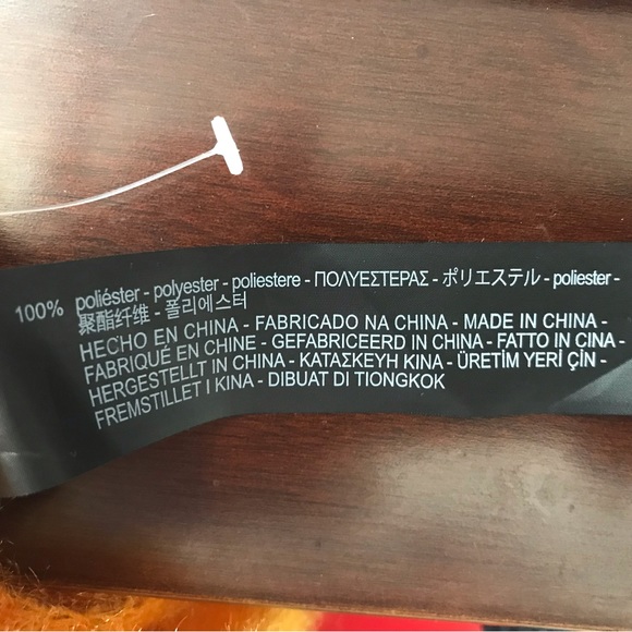 Zara Bright Yellow Scarf - Picture 8 of 8